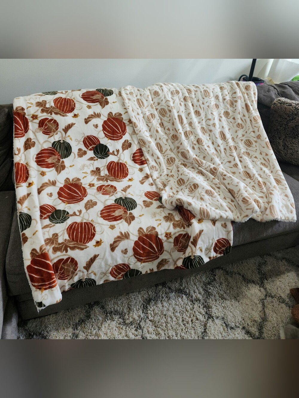 Threshold Fall Throw Blankets